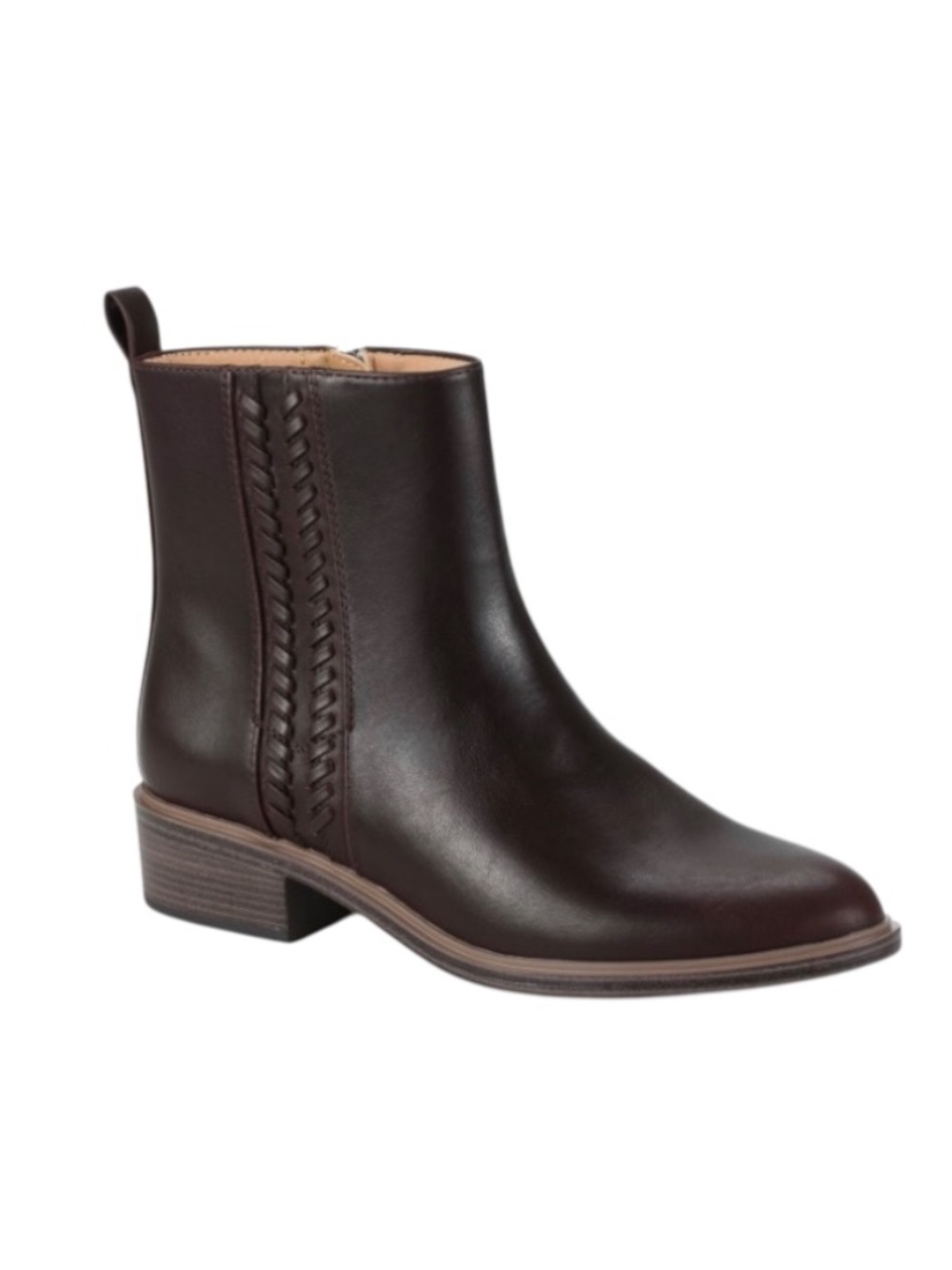 Baretraps Women's Avana Block Heel Booties, Dark Brown Size 7.5M - NWB